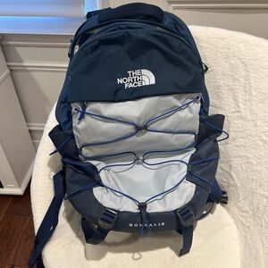 The North Face Navy and Light Gray Women's Backpack